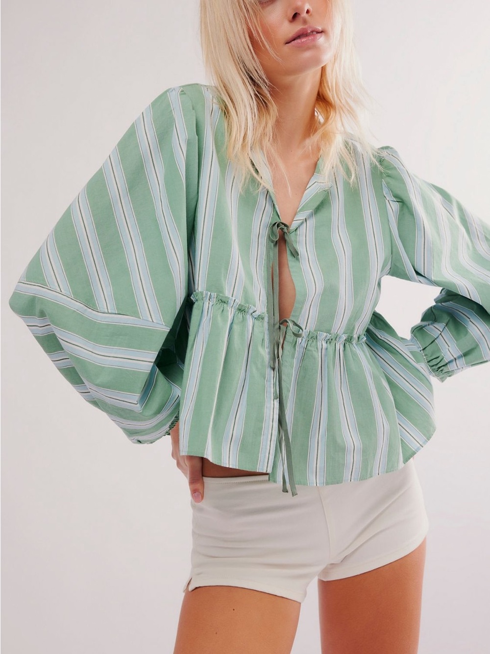 Free people Brunch Babe Blouse